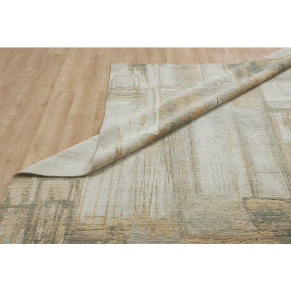 Ventura 2 ft. x 3 ft. Warm Sands/Earth Abstract Washable Area Rug