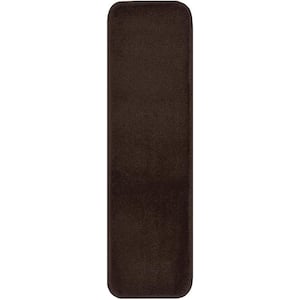 Euro Brown 8 in. x 30 in. Indoor Carpet Stair Treads Slip Resistant Backing (Set of 13)