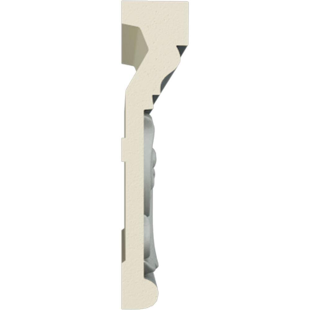 Ralston White Polyurethane Decorative Chair Rail Moulding
