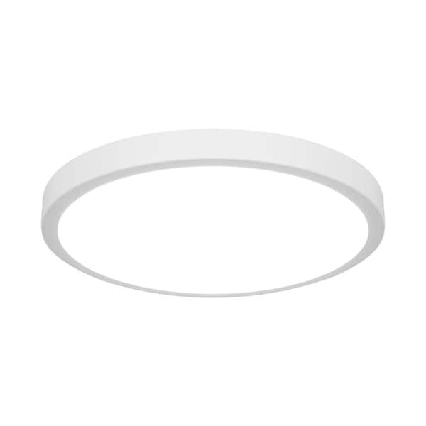 Nicor Dsev3 9 In Round Selectable Cct White Led Flush Mount Ceiling Light Dse93120srdwh The 6517