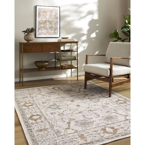 Livabliss Goblen GLN-2302 7 ft. x 10 ft. Machine Woven Rug, Off