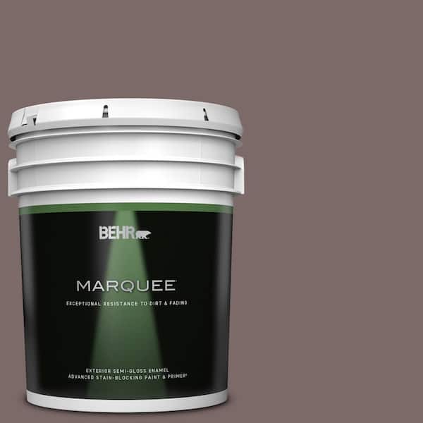 BEHR MARQUEE 5 gal. Home Decorators Collection #HDC-NT-26 Muscatel Semi-Gloss Enamel Exterior Paint & Primer