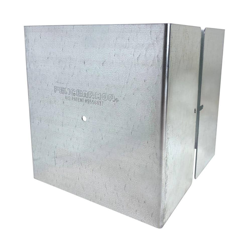 Reviews for Fence Armor 5.5 in. x 5.5 in. x 1/2 ft. H Galvanized Steel