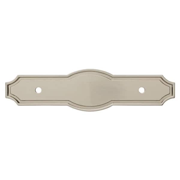 Liberty Pryce 3 in. (76 mm) Satin Nickel Cabinet Pull Back Plate