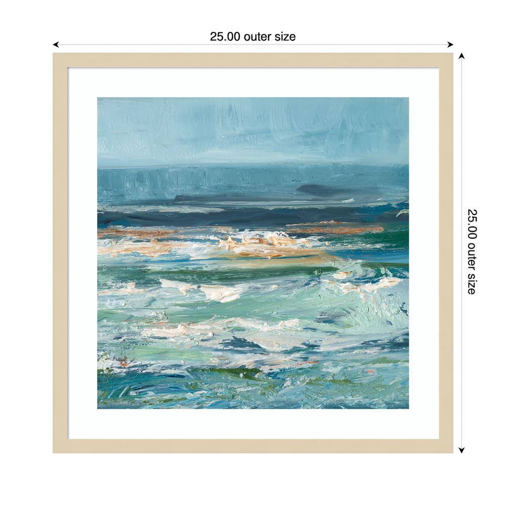 Pacific Whitecaps II Coastal Framed Graphic Art Print