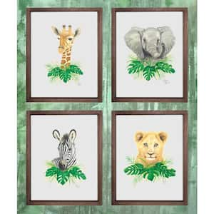 "Safari Littles" Farmhouse Decorative Sign 11 in. x 14 in. (Set of 4)