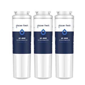UKF8001 Refrigerator Water Filter Cartridges ，NSF 42 Certified, 3 Packs