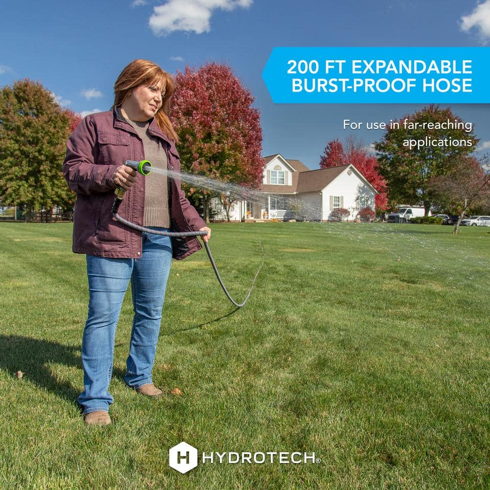 HydroTech 200 ft Expandable Burst-Proof Hybrid Garden Hose