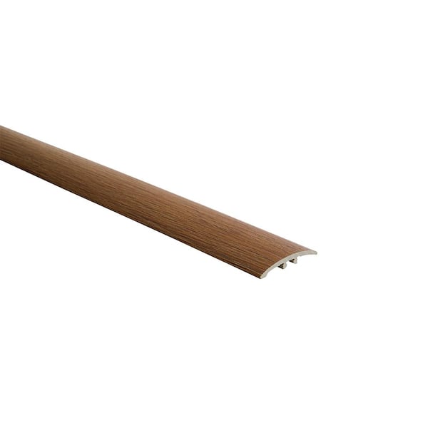 Malibu Wide Plank French Oak Covelo 0.275 in. Thickness x 1.85 in. Width x 94.48 in. Length Vinyl 3 in 1 Molding