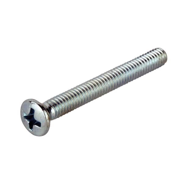 Everbilt 1/4 in.-20 x 1-3/4 in. Phillips Oval-Head Machine Screws (3-Pack)