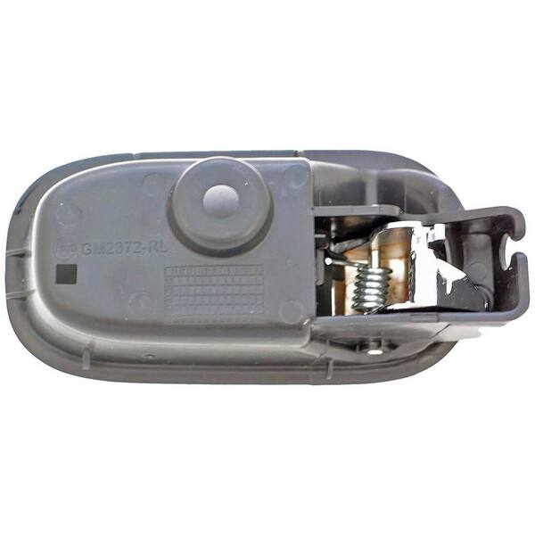 Unbranded Interior Door Handle, Rear Left, Chrome Lever Black Housing 2007-2008 Saturn Aura