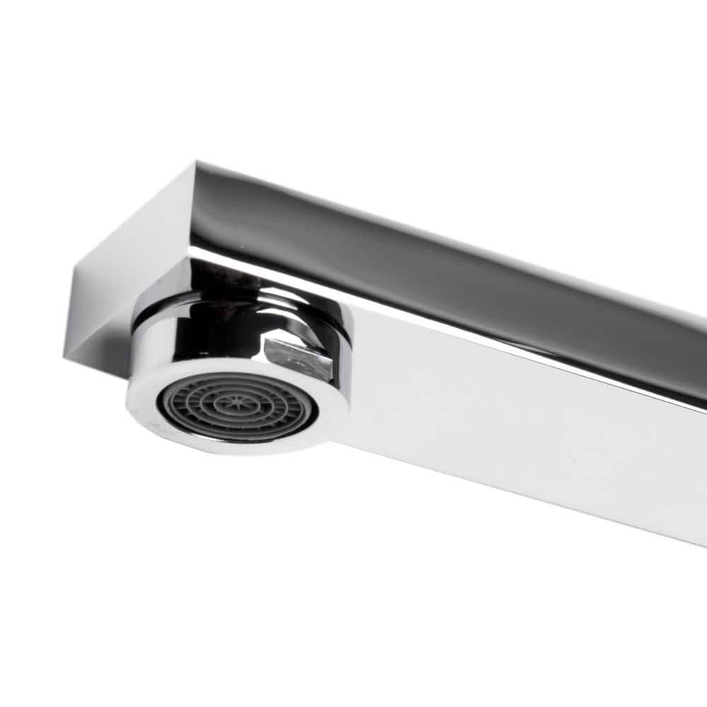 Polished Chrome Square Foldable Tub Spout