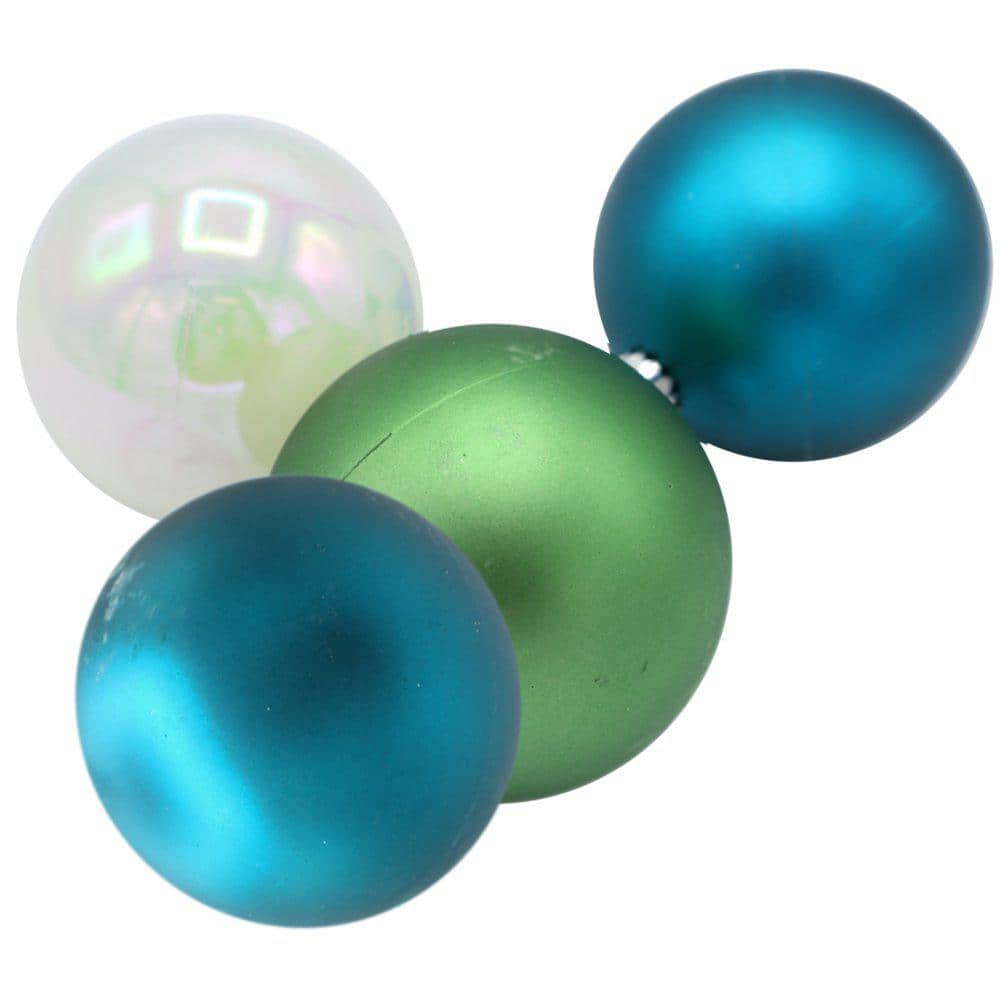 Home Accents Holiday 80 mm Matte Ball (60-Count) H2022 - The Home Depot