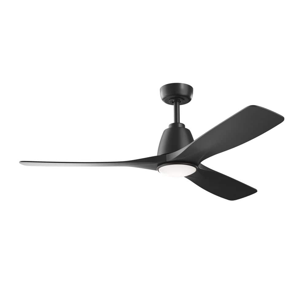 Volos II 3 Blade 54 Inch Ceiling Fan in Black with Black Blades price history on PriceWatchPro