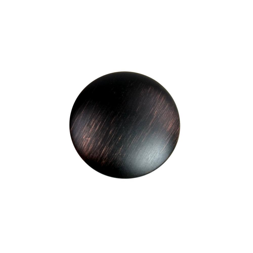 Oil Rubbed Bronze Modern Round Cabinet Knob 10-Pack