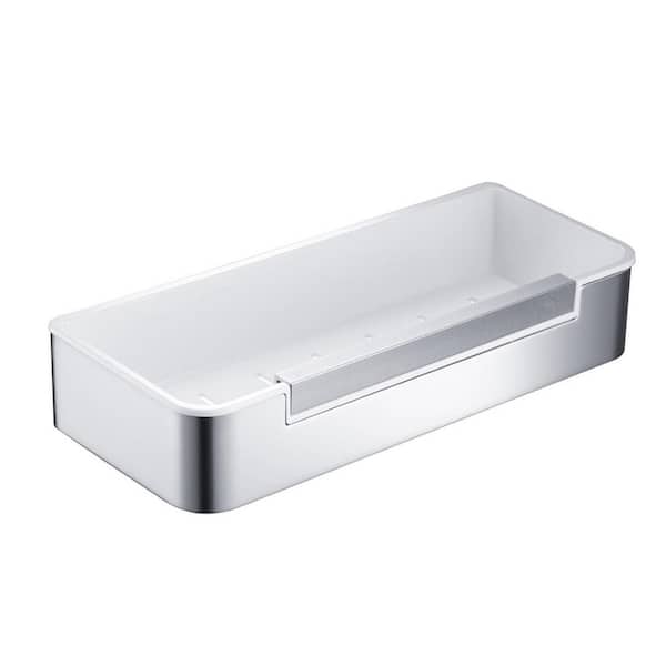 Bathroom Hardware Accessory Wall Mounted Shower Caddy/Basket Stain Resistant, Rust Resistant,Tarnish Resistant in Chrome