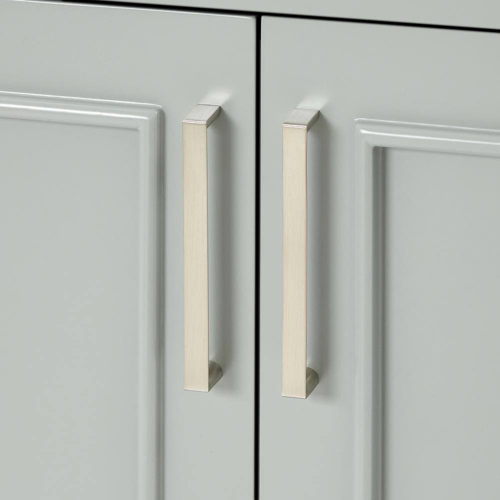 Stafford 61" Light Gray Wood Double Freestanding Vanity Cabinet
