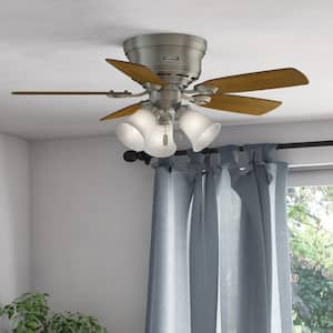 Low Profile IV 42 in. Indoor Antique Pewter Ceiling Fan For Bedrooms