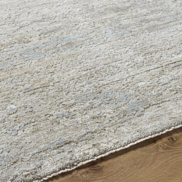 Masterpiece Gray Traditional 5 ft. Round ft. Indoor Area Rug