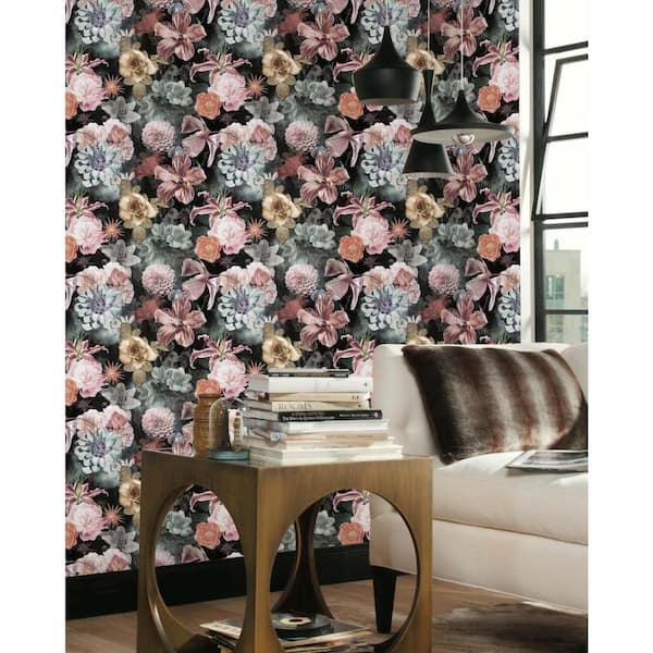 RoomMates Pink Floral Bloom Tapestry Wall Decor Product Type TAP5398LG -  The Home Depot