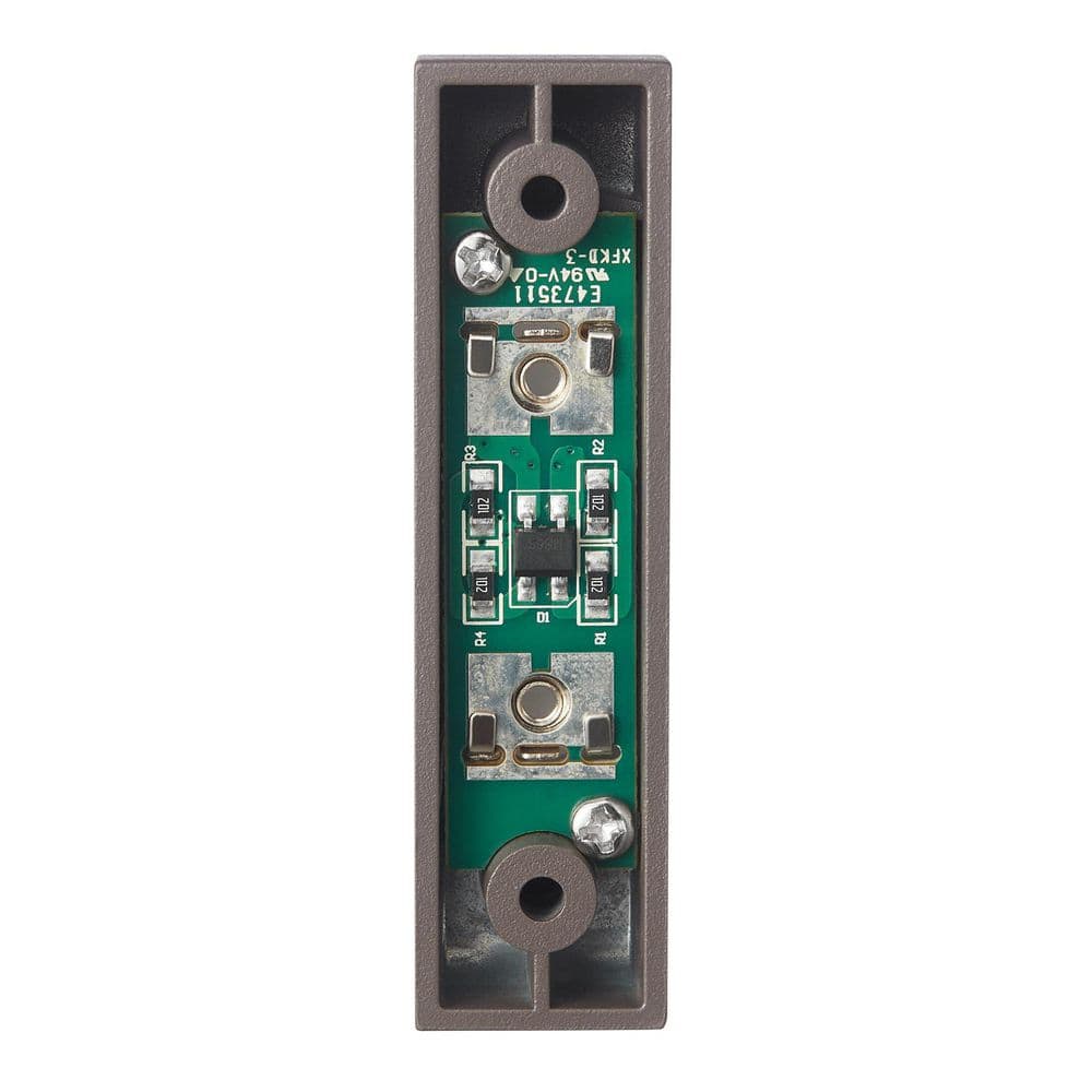 Oil Rubbed Bronze Wired Doorbell with Lighted Button