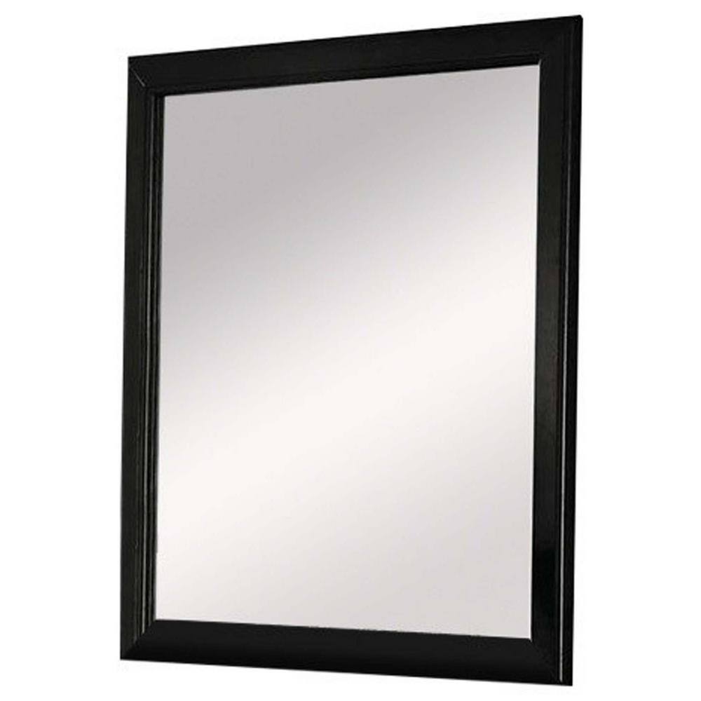 36 in. W x 38 in. H Rectangle Mirror with Wood Frame for Bathroom Living Ro