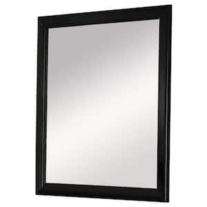 36 in. W x 38 in. H Rectangle Mirror with Wood Frame for Bathroom Living Room Bedroom Entryway ; Black