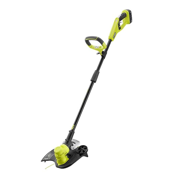 RYOBI ONE 18V 13 in. Cordless Battery String Trimmer Edger with