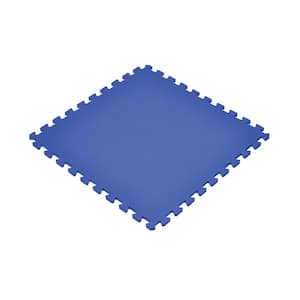 Blue 24 in. x 24 in. EVA Foam Non-Toxic Solid Color Interlocking Tiles (240 sq. ft. - 60 tiles)