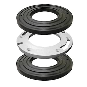 Closet Flange Spacer Kit with 2 Rubber Gaskets, 1/2 in. Plastic Spacer, Closet Bolts and 2 Plastic Shims