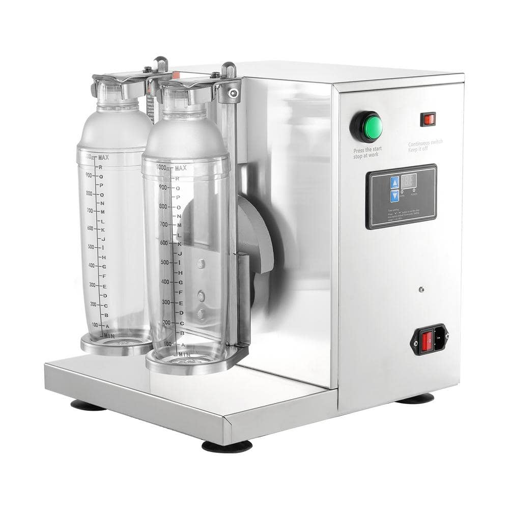SVOPES 120W Milkshake Maker Machine Double Head Commercial Milk Tea ...