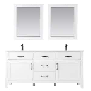 Altair Maribella 48 in. Single Bathroom Vanity Set in White and Carrara ...