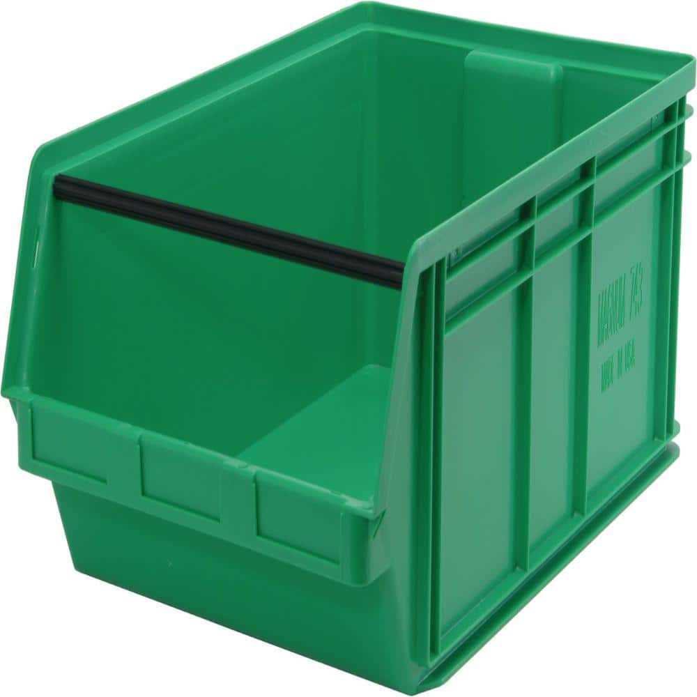 QUANTUM STORAGE SYSTEMS Magnum Series 27.39 Gal. Storage Tote in Green