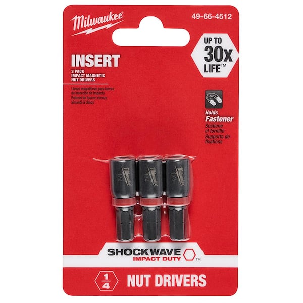 Milwaukee 49-66-4522 1/4 Inch Magnetic Nut Driver - New, Original Packaging