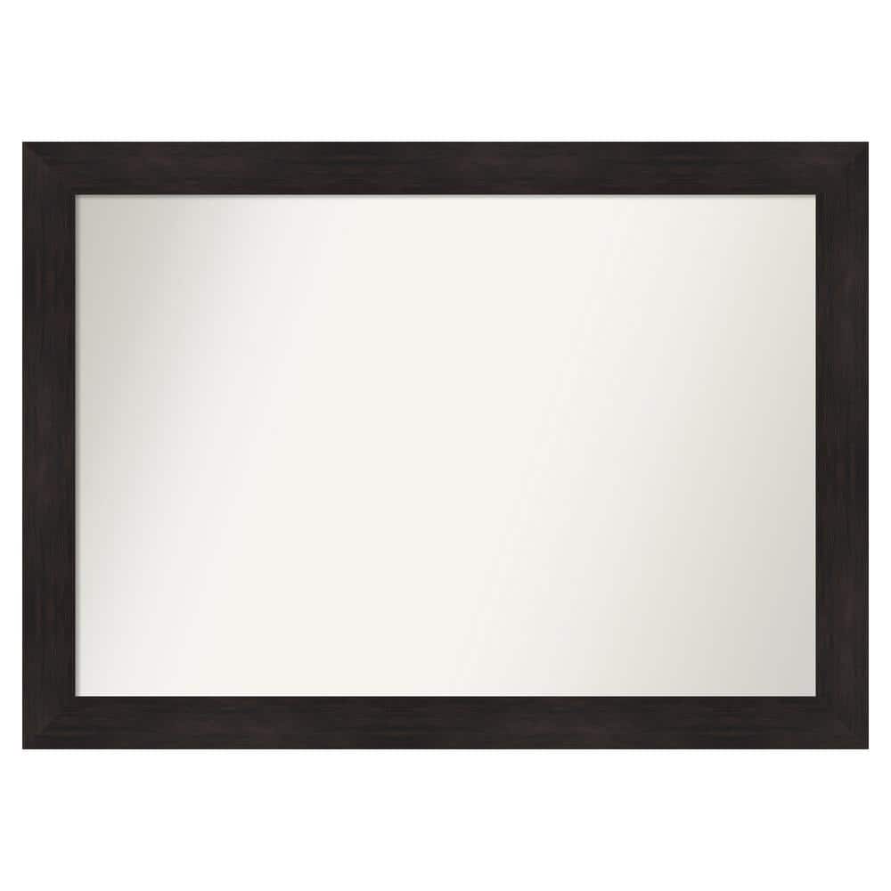 Furniture Espresso 49.75 in. x 35.75 in. Custom Non-Beveled Satin Recyled Polystyrene Bathroom Vanity Wall Mirror price history on PriceWatchPro