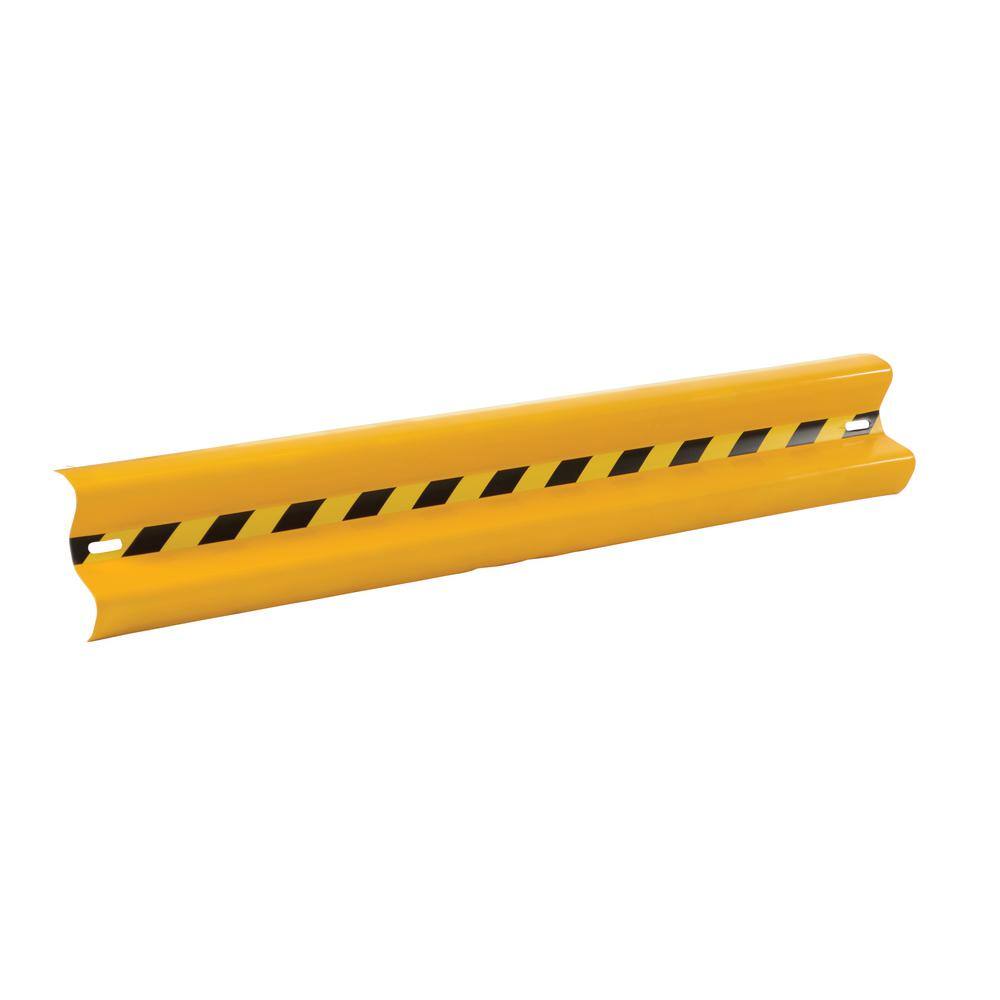 Vestil 36 in. Yellow Steel Guard Rail GR-H2R-BO-3-YL - The Home Depot