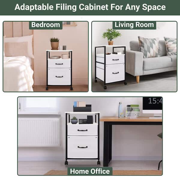 Smart File,w/Casters,2-Drawer,24.5 Smart File,w/Casters,2-Drawer,24.5