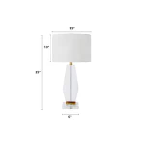 Providence 29 in. Brass Contemporary Table Lamp, Dimmable