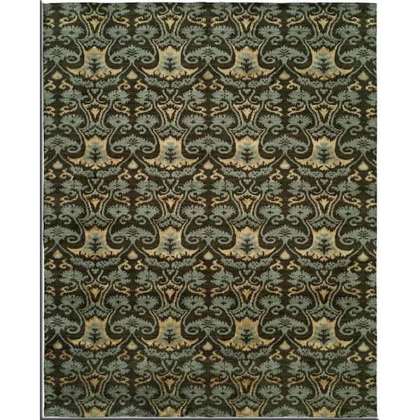 KALATY Smokey Brown 2 ft. x 3 ft. Area Rug