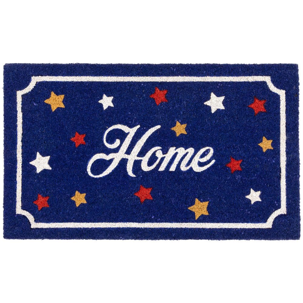 "Blue Coir ""Home"" Americana Outdoor Doormat 18"" x 30""" price history on PriceWatchPro