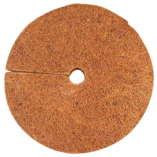 Envelor 6 in. Coconut Fiber Mulch Tree Ring Protector Mat (20-Pack)