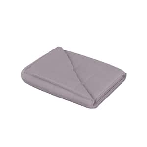 Grey Cotton/Polyester 48" x 72" 15lb Weighted Blanket