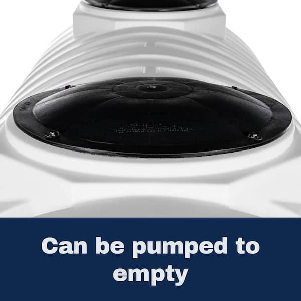 VPC 1200 Gal. White Polyethylene Single Compartment Underground