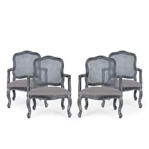 Corral Gray Upholstered Dining Armchair (Set of 4)