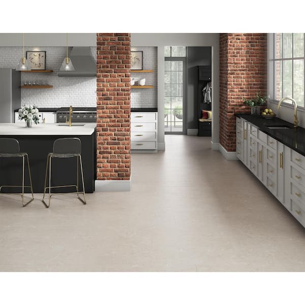 Stone Studio Luxe Marble Muse Latte 20-MIL x 16 in. W x 32 in. L Waterproof Click Lock Vinyl Tile (20.84 sf./ctn.)