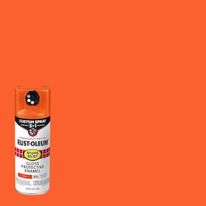 12 oz. Custom Spray 5-in-1 Gloss Orange Spray Paint