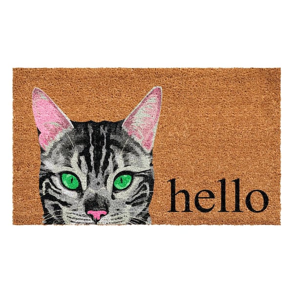 Calloway Mills Silver Bengal Cat Doormat 17" x 29"
