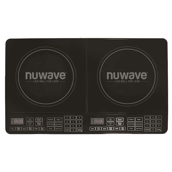 NuWave 25 in. Double Precision Induction Cooktop in Black