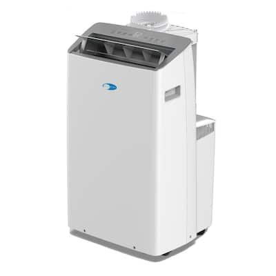 Whynter Elite 12,000 BTU Portable Air Conditioner Cools 400 Sq. Ft. with  Heater, Dehumidifier, Dual Hose and Drain Pump in Gray ARC-122DHP - The  Home Depot