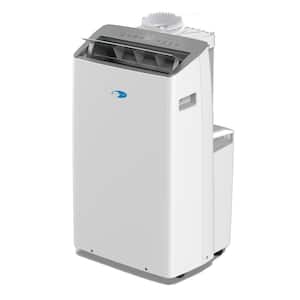 Nex 12,000 (DOE) BTU Inverter Portable Air Conditioner Cools 600 sq. ft. with Heat, Dehumidifier, and Wi-Fi in White